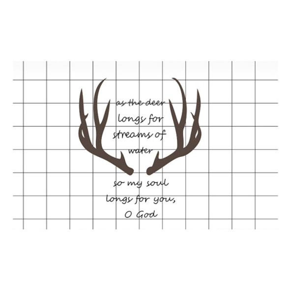 Household Cloth Dust-proof Cover for Television, Size:60 inch(Antlers)