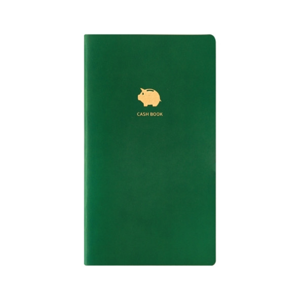 CA6J4812B Family Financial Management Notebook Compact Portable Diary Hand Ledger(Green)