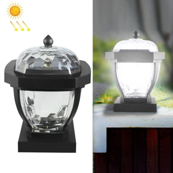 2 LED Solar Waterproof Outdoor Garden Light, Style: White Light-Column Cap