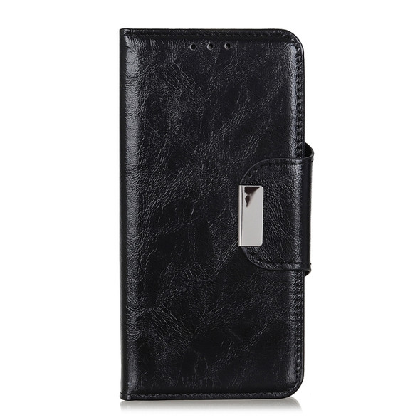 For HTC Desire 21 Pro 5G Crazy Horse Texture Horizontal Flip Leather Case with Holder & 6-Card Slots & Wallet(Black)