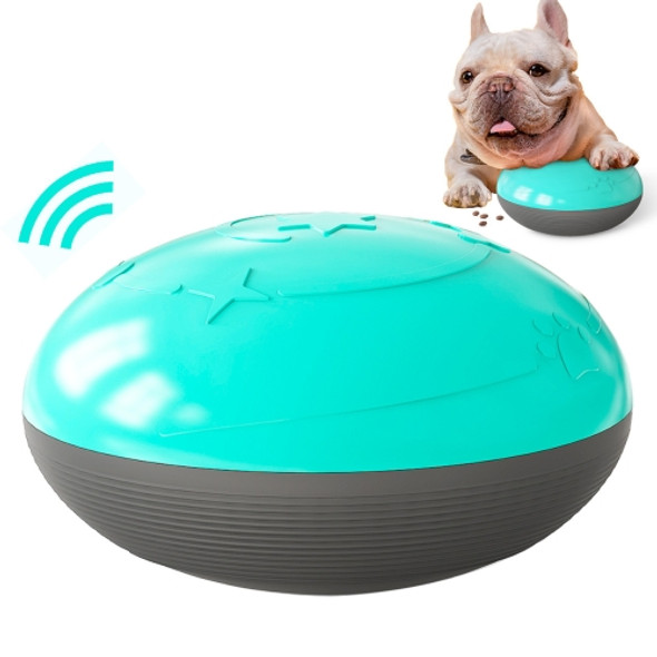 Pet Sounding Toy Bite-Resistant Dog Food Leakage Device(Lake Blue)