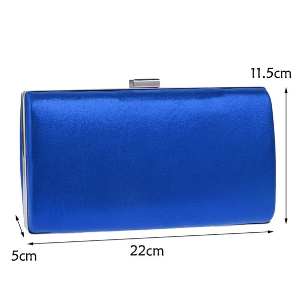 Women Fashion Banquet Party Square Handbag Single Shoulder Crossbody Bag (Blue)