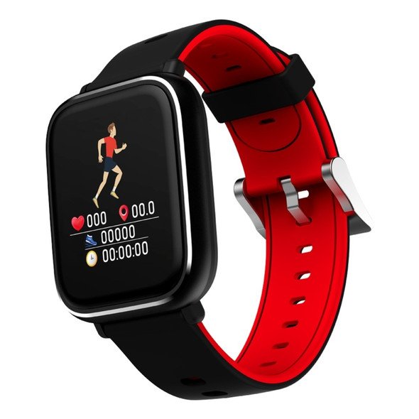 Q58S 1.3 inch TFT Touch Screen IP67 Waterproof Smartwatch, Support Call Reminder/ Heart Rate Monitoring /Blood Pressure Monitoring/ Sleep Monitoring (Red)