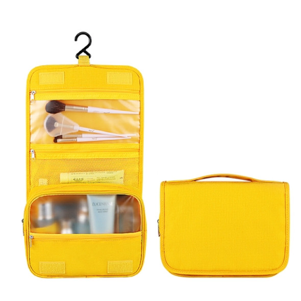 XS02 Multifunctional Portable Hook Type Travel Wash Storage Bag Cosmetic Bag(Yellow)