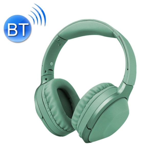 T-02 Macaron Gaming Learning Heavy Bass Foldable Bluetooth Headset(Green)