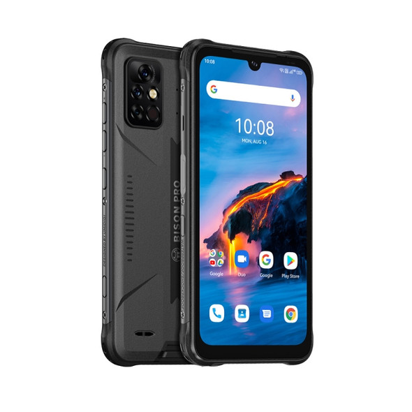 [HK Warehouse] UMIDIGI BISON Pro Rugged Phone, 48MP Camera, 8GB+128GB, IP68/IP69K Waterproof Dustproof Shockproof, Triple Back Cameras, 5000mAh Battery, Side Fingerprint Identification, 6.3 inch Android 11 MTK Helio G80 Octa Core up to 2.0GHz, OTG, N