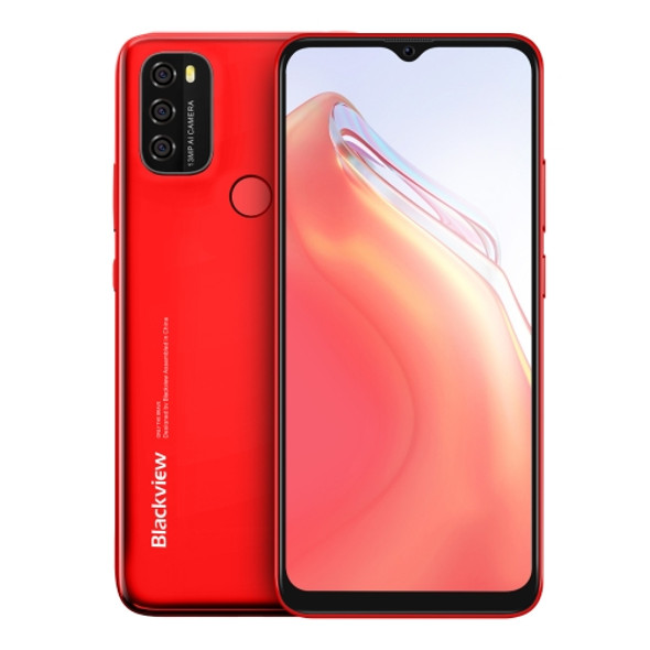 [HK Warehouse] Blackview A70 Pro, 4GB+32GB, Fingerprint Identification, 5380mAh Battery, 6.517 inch Android 11 T310 Quad Core up to 2.0GHz, Network: 4G, OTG, Dual SIM (Red)