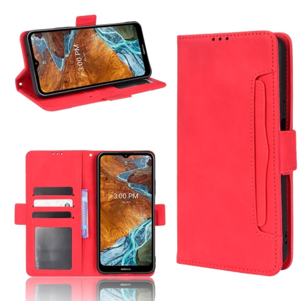 For Nokia G300 Skin Feel Calf Pattern Leather Phone Case(Red)