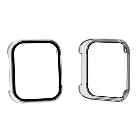 For OPPO Watch 2 42mm / 46mm PC + Tempered Glass Watch Protective Case(Transparent White)