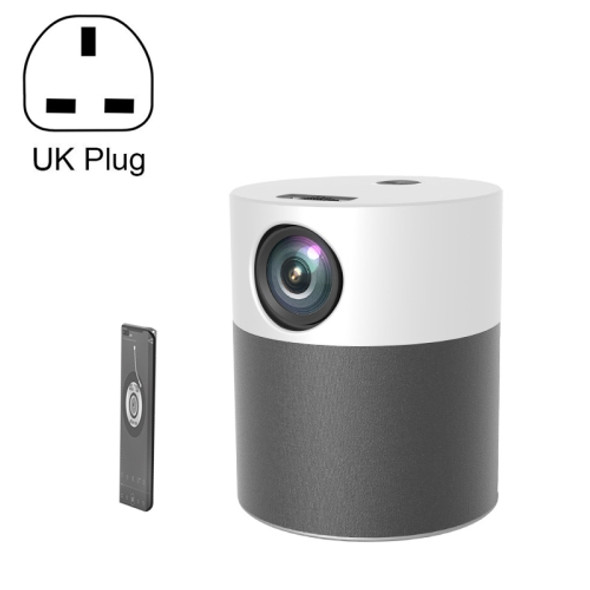 M1 Home Commercial LED Smart HD Projector, Specification: UK Plug(Phone with Screen Version)