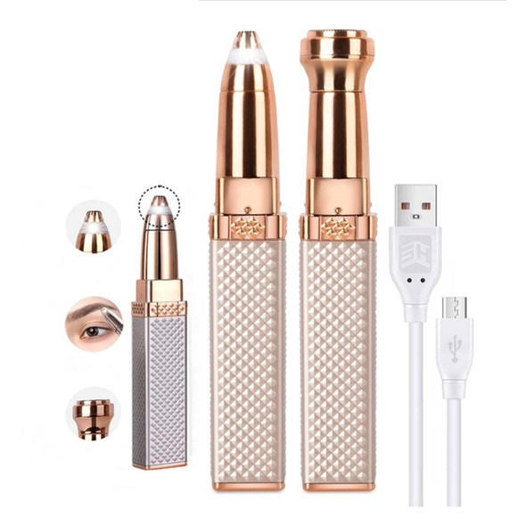 2 In 1 Eyebrow Trimmer Electric Shaver, Shape: Charging Style(3200)