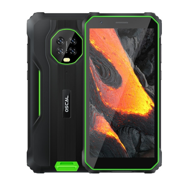 Blackview OSCAL S60 Pro Rugged Phone, 4GB+32GB, IP68/IP69K Waterproof Dustproof Shockproof, 5.7 inch Android 11.0 MTK6762V/WD Octa Core up to 1.8GHz, OTG, NFC, Network: 4G (Green)
