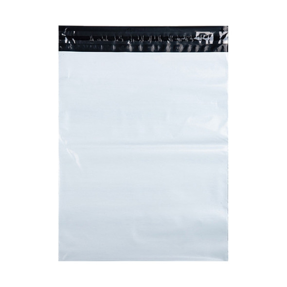 20000 PCS 28x40cm Custom Printed Thick Plastic Courier Bags with Your Logo for Products Packaging & Shipment(White)