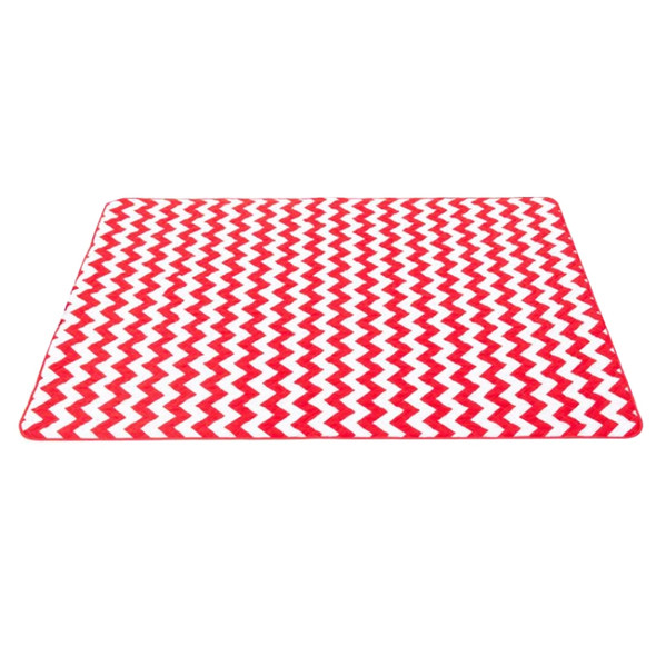 PMD Outdoor Camping Moisture-Proof Mat, Size: 200x200cm(Red Wavy)