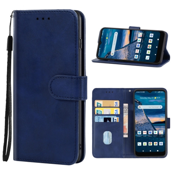 Leather Phone Case For Nokia C5 Endi(Blue)