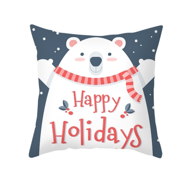 3 PCS Cartoon Christmas Pillow Case Home Office Sofa Cushion Cover Without Pillow Core, Size: 45x45cm(TPR303-33)