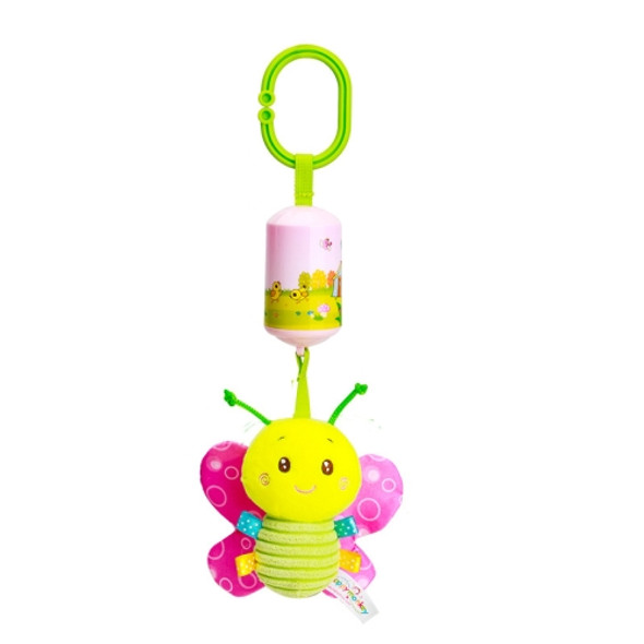 Happy Monkey Bed Bell 0-1 Year Old Baby Toy With BB Device Baby Rattle Baby Car Hanging, Colour: Butterfly B3