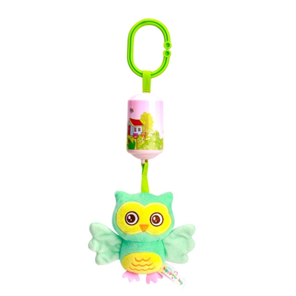 Happy Monkey Bed Bell 0-1 Year Old Baby Toy With BB Device Baby Rattle Baby Car Hanging, Colour:  Owl B1