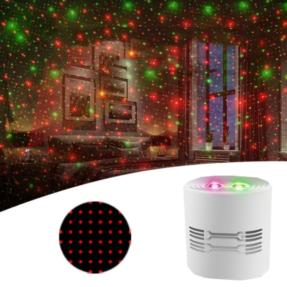 C209 USB Charge Mini Laser Stage Atmosphere Light, Specification: Single Star Style (White)