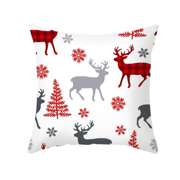 3 PCS Cartoon Christmas Pillow Case Home Office Sofa Cushion Cover Without Pillow Core, Size: 45x45cm(TPR303-7)
