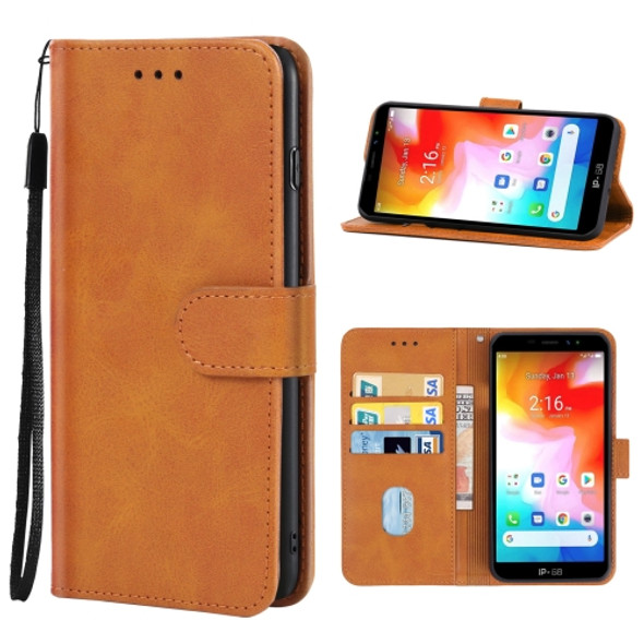 Leather Phone Case For Ulefone Armor X7(Brown)