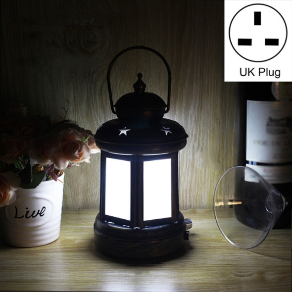HT-TD1W33 Retro LED Charging Bar Decorative Atmosphere Lamp, Style:C-White Light(UK Plug)