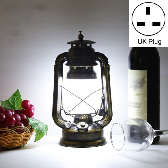 HT-TD1W33 Retro LED Charging Bar Decorative Atmosphere Lamp, Style:A-White Light(UK Plug)