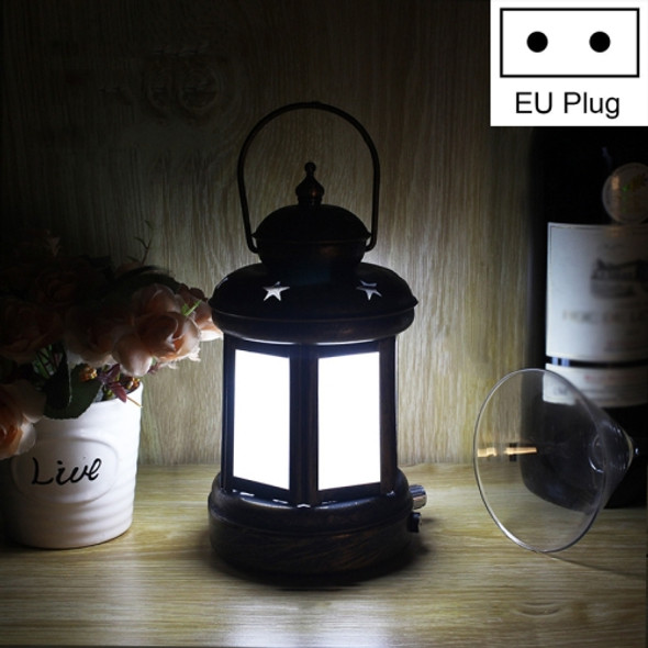 HT-TD1W33 Retro LED Charging Bar Decorative Atmosphere Lamp, Style:C-White Light(EU Plug)