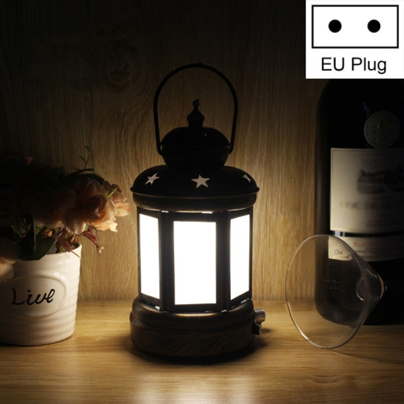 HT-TD1W33 Retro LED Charging Bar Decorative Atmosphere Lamp, Style:C-Warm White(EU Plug)