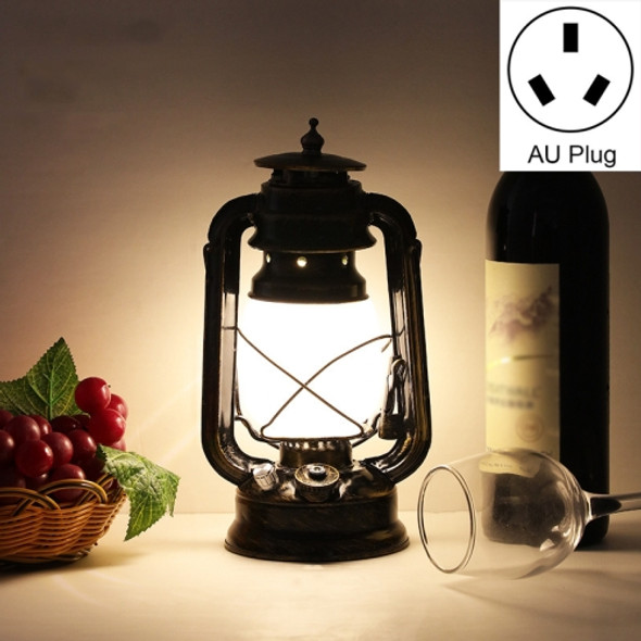 HT-TD1W33 Retro LED Charging Bar Decorative Atmosphere Lamp, Style:A-Warm White(AU Plug)