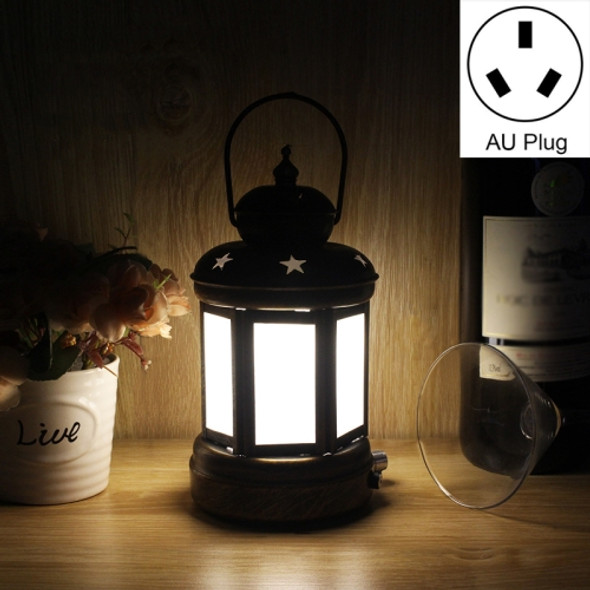 HT-TD1W33 Retro LED Charging Bar Decorative Atmosphere Lamp, Style:C-Warm White(AU Plug)
