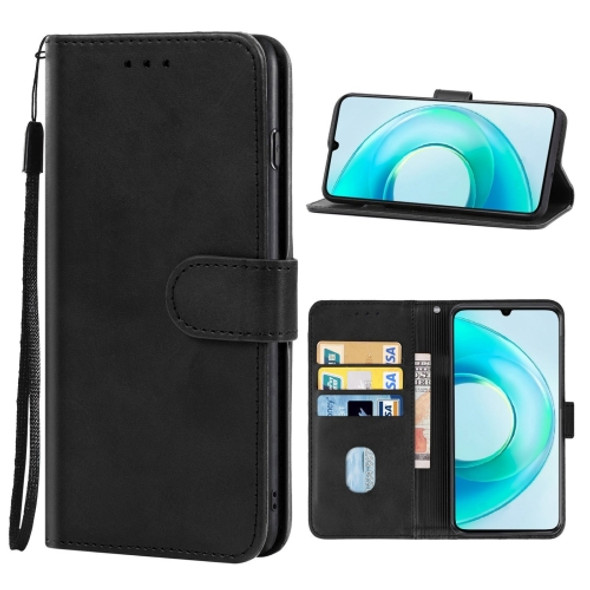 Leather Phone Case For Wiko T3(Black)