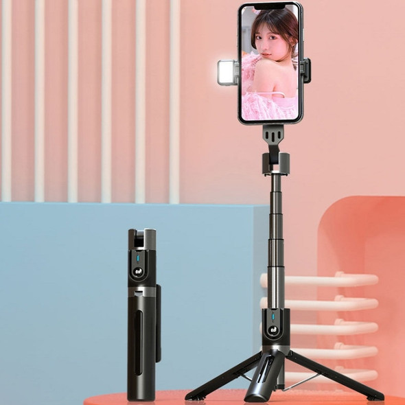 Mobile Phone Tripod Bluetooth Remote Control Live Selfie Stick, Specification: P96D Single Light