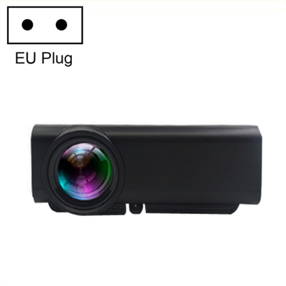 YG530 Home LED Small HD 1080P Projector, Specification: EU Plug(Black)