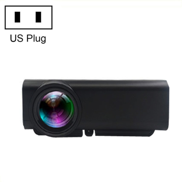 YG530 Home LED Small HD 1080P Projector, Specification: US Plug(Black)