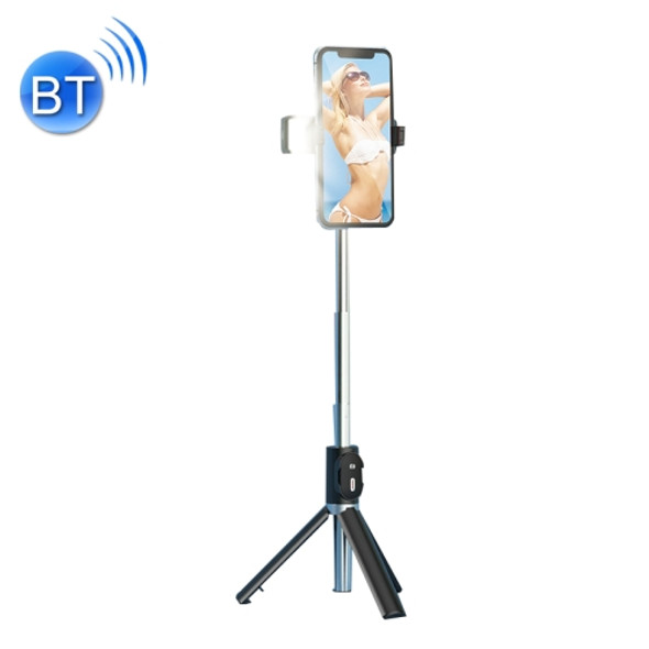P60D Fill Light Bluetooth Mobile Phone Selfie Stick(Black)