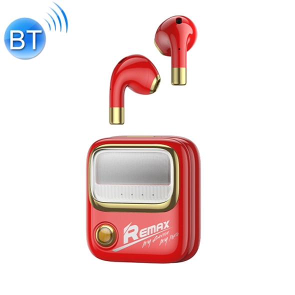 REMAX TWS-38 Yosee Series True Wireless Music Call Bluetooth Earphone(Red)