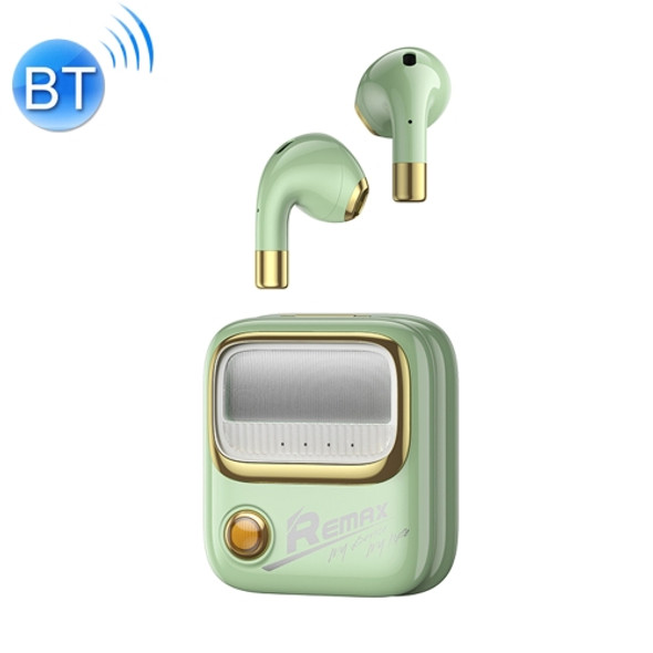 REMAX TWS-38 Yosee Series True Wireless Music Call Bluetooth Earphone(Avocado Green)