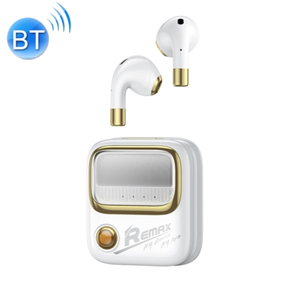 REMAX TWS-38 Yosee Series True Wireless Music Call Bluetooth Earphone(White)