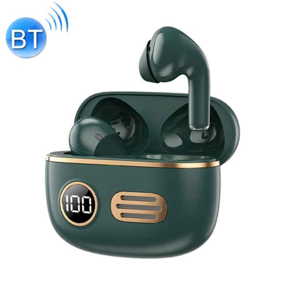 REMAX TWS-39 Retro True Wireless Music Bluetooth Earphone(Green)