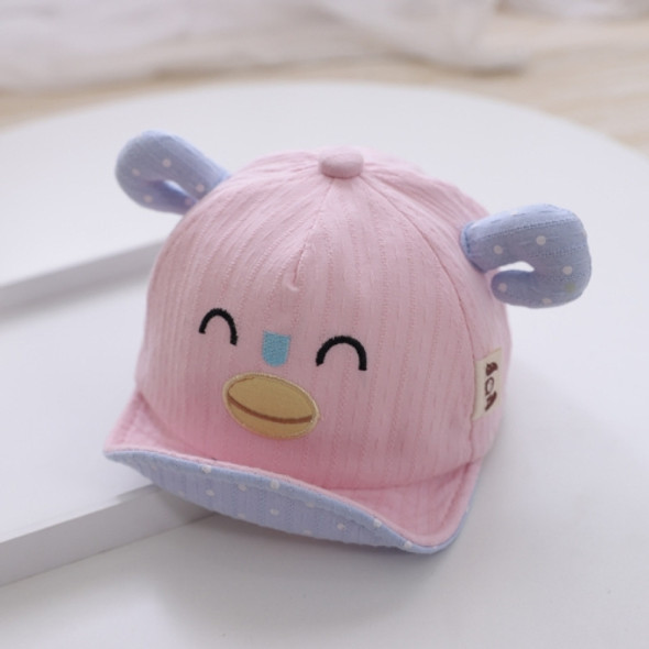 MZ8715 Spring Squinting Sheep Tentacles Shape Baby Peaked Cap, Size: 44cm Adjustable(Pink)