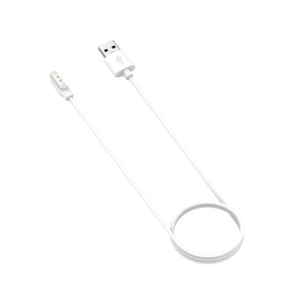 For Noise Colorfit Pro 3 Smart Watch Magnetic Charging Cable, Length: 1m(White)