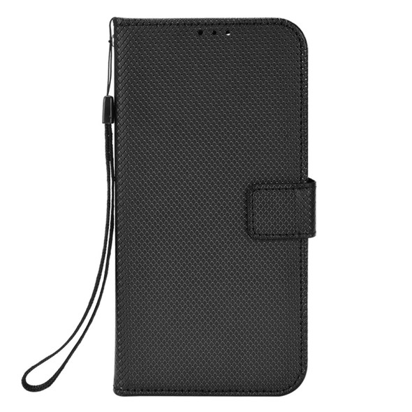 For Ulefone Note 6/ Note 6P Diamond Texture Leather Phone Case(Black)