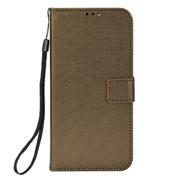 For Ulefone Note 6/ Note 6P Diamond Texture Leather Phone Case(Copper)