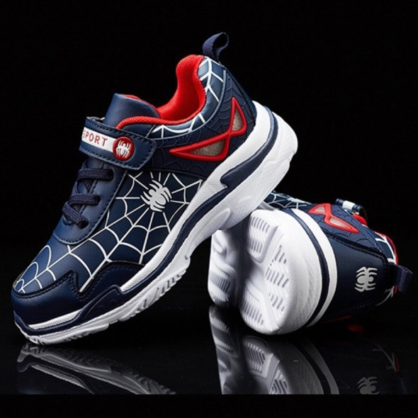 Children Sport Fashion Travel Casual Running Shoes (Color:Dark Blue Size:28)