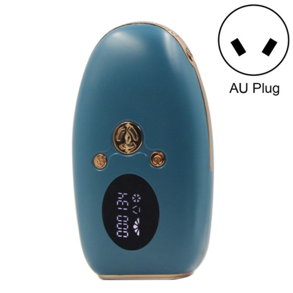IPL02 Quartz Tube Freezing Point Full Body Laser Hair Removal Device For Women, Specification:AU Plug(Blue)