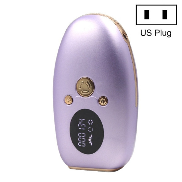 IPL02 Quartz Tube Freezing Point Full Body Laser Hair Removal Device For Women, Specification:US Plug(Purple)