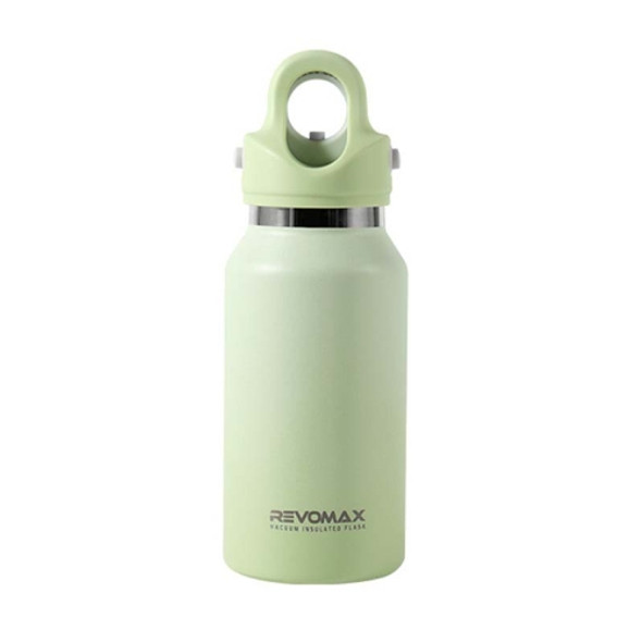 REVOMAX Stainless Steel Vacuum Flask Outdoor Car Vacuum Flask, Capacity： 266ml (Matcha Green)