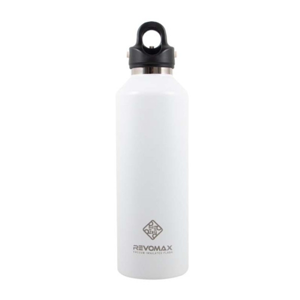 REVOMAX Stainless Steel Vacuum Flask Outdoor Car Vacuum Flask, Capacity： 950ml (Polar White)
