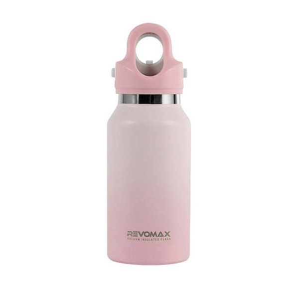 REVOMAX Stainless Steel Vacuum Flask Outdoor Car Vacuum Flask, Capacity： 266ml (Cherry Pink)